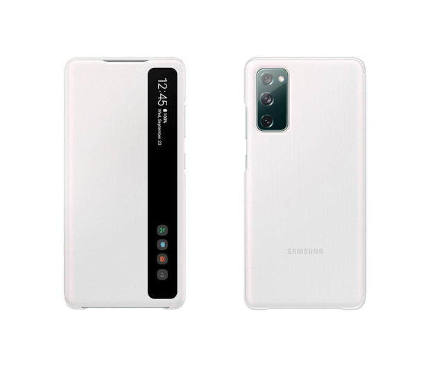 Samsung Smart Clear View Cover do Galaxy S20FE białe - 592943 - zdjęcie